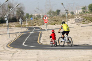 Solar Lights for Cycle Track in Nad Al Sheba, Dubai